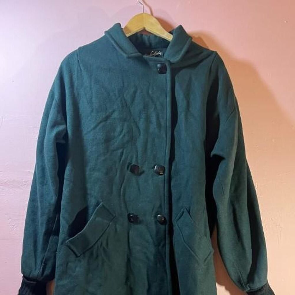 Miss New yorker Women's Green Coat
